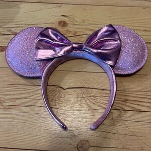 Lavender glitter Disney ears